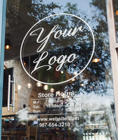 CUSTOM BUSINESS SIGNAGE DECAL VINYL STICKERS