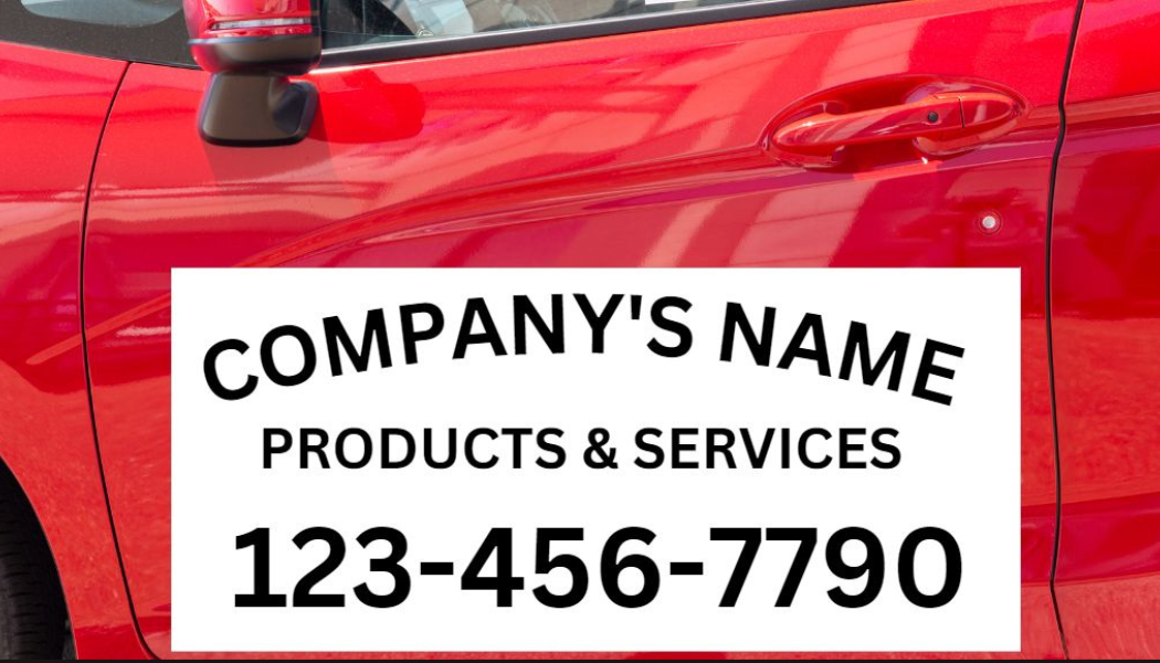 CUSTOMIZABLE MAGNETIC SIGNS