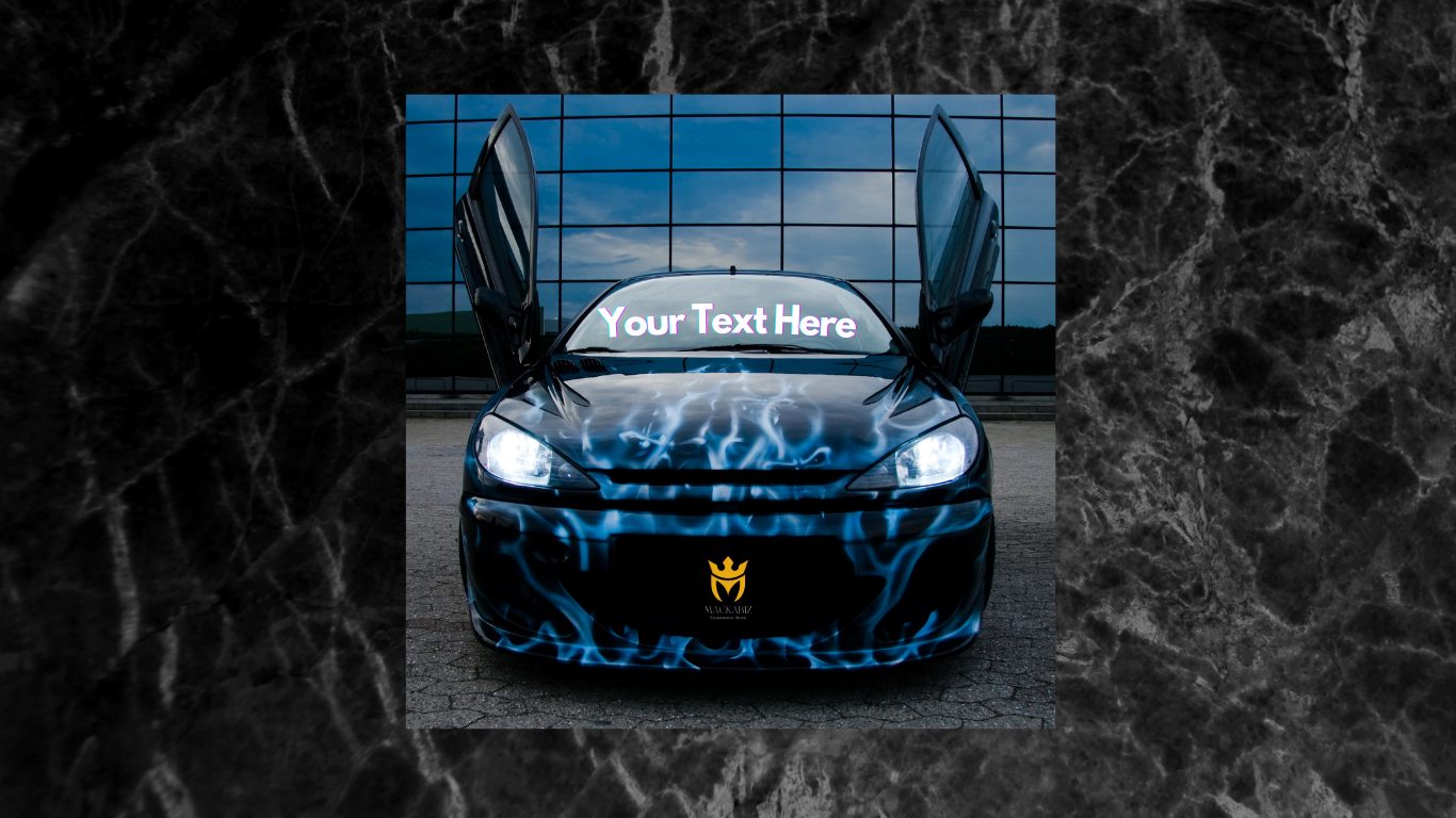 CUSTOM VINYL LETTERING FOR BUSINESS ADVERTISMENT