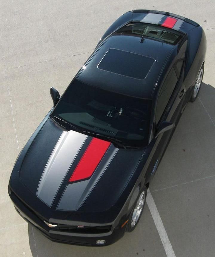 CAR RALLY STRIPES & DECAL STICKERS FOR HOODS, PANELS, FENDERS, SIDE-BODY & REARVIEW MIRRORS