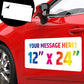 CUSTOMIZABLE MAGNETIC SIGNS