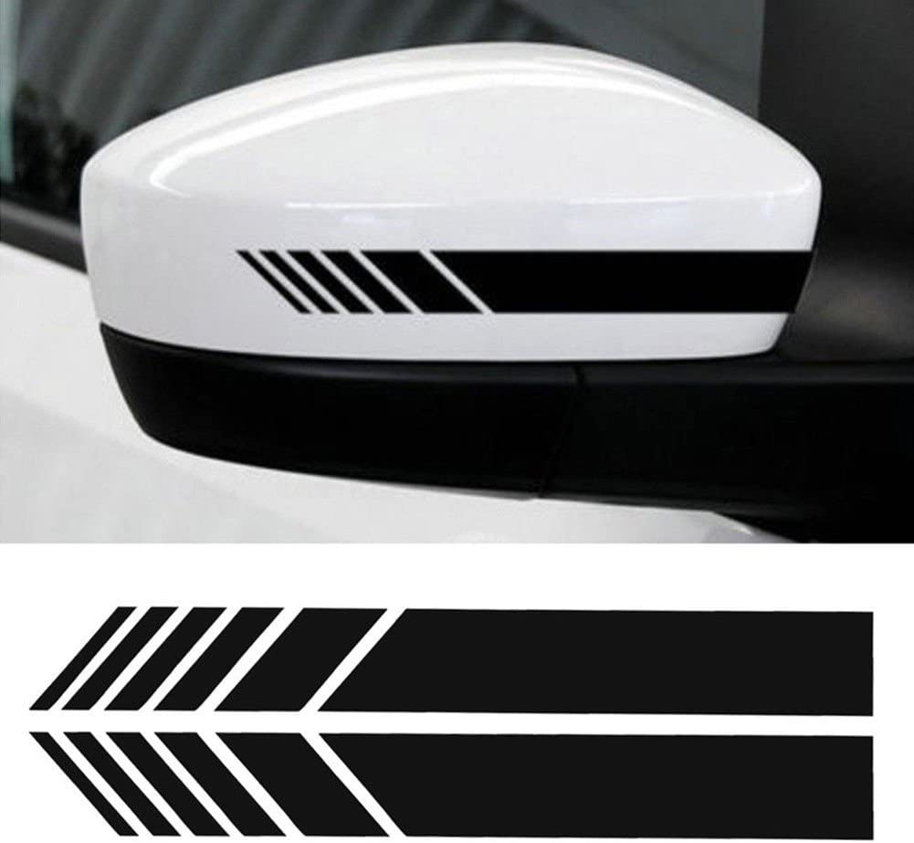 CAR RALLY STRIPES & DECAL STICKERS FOR HOODS, PANELS, FENDERS, SIDE-BODY & REARVIEW MIRRORS